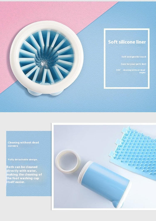 Portable Dog Paw Cleaner – Silicone Pet Foot Washing Cup