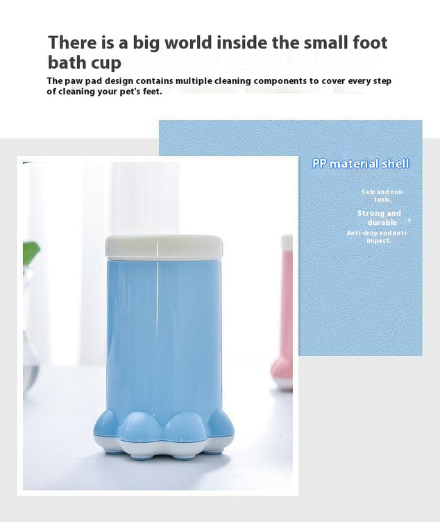 Portable Dog Paw Cleaner – Silicone Pet Foot Washing Cup