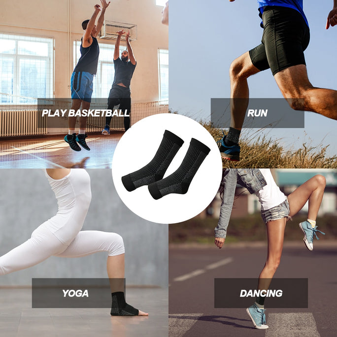 Unisex Compression Foot Sleeves – Anti-Fatigue & Ankle Support