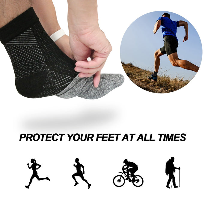 Unisex Compression Foot Sleeves – Anti-Fatigue & Ankle Support