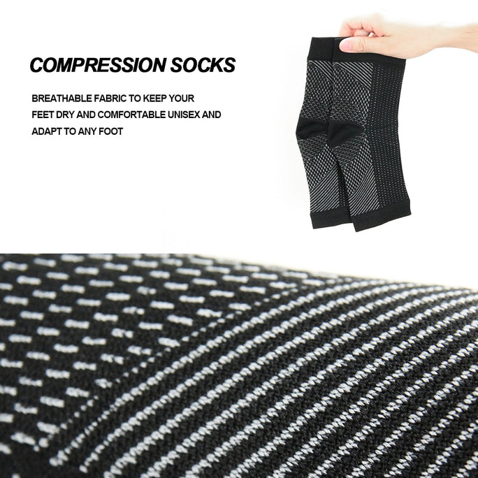 Unisex Compression Foot Sleeves – Anti-Fatigue & Ankle Support