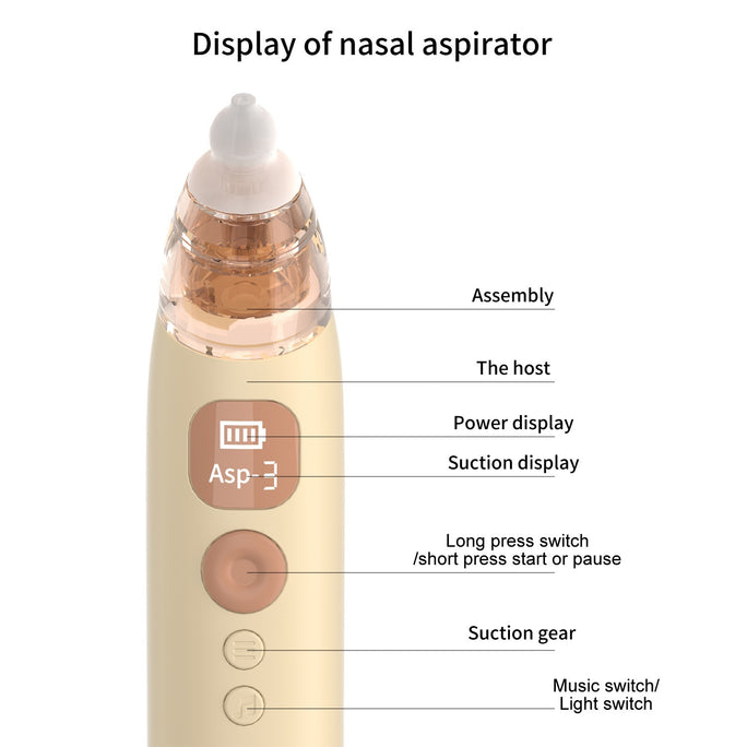 Baby Electric Nasal Aspirator – Gentle & Safe Nose Cleaner for Infants and Kids