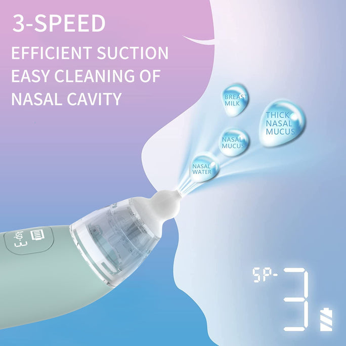 Baby Electric Nasal Aspirator – Gentle & Safe Nose Cleaner for Infants and Kids