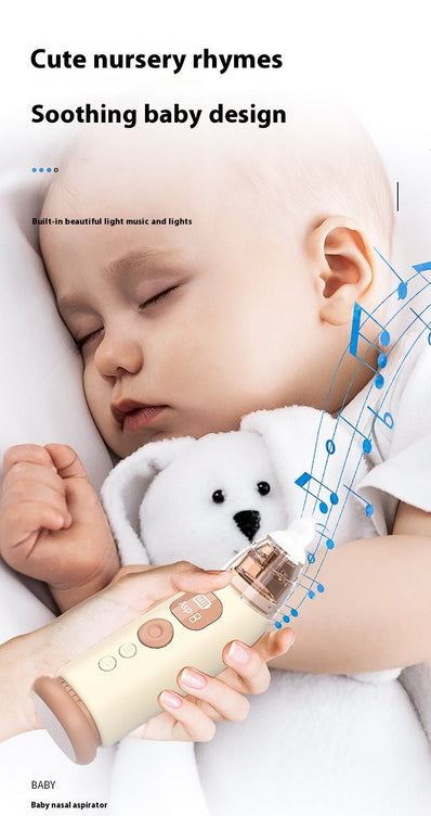 Baby Electric Nasal Aspirator – Gentle & Safe Nose Cleaner for Infants and Kids