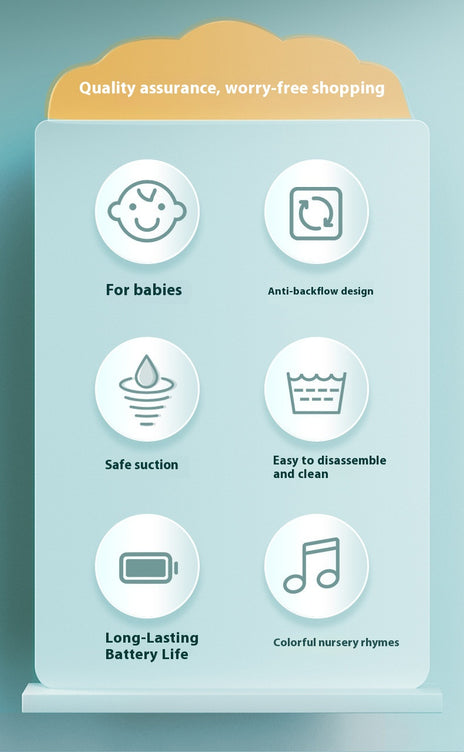 Baby Electric Nasal Aspirator – Gentle & Safe Nose Cleaner for Infants and Kids