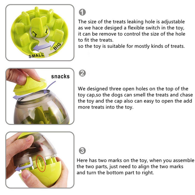 Interactive Pet Food Dispenser Toy – Fun Slow Feeder for Dogs and Cats